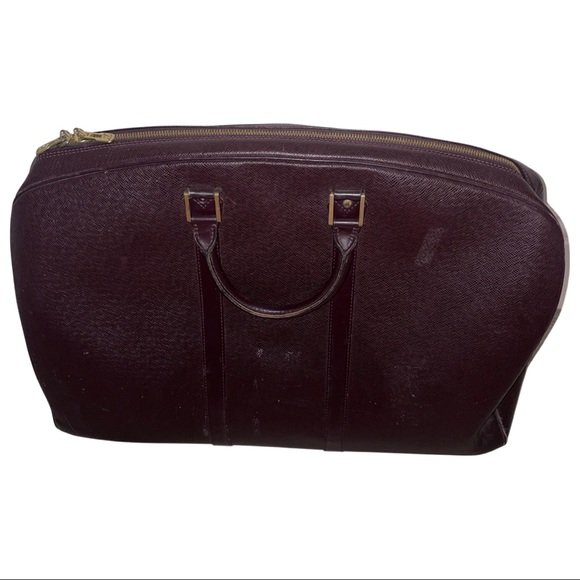 ✨ Vintage Louis Vuitton Burgundy Pebble Leather Luggage Bag ✨ - Picture 9 of 9